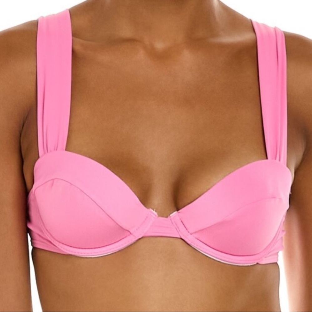 WeWoreWhat Claudia Bikini Top - Bubblegum